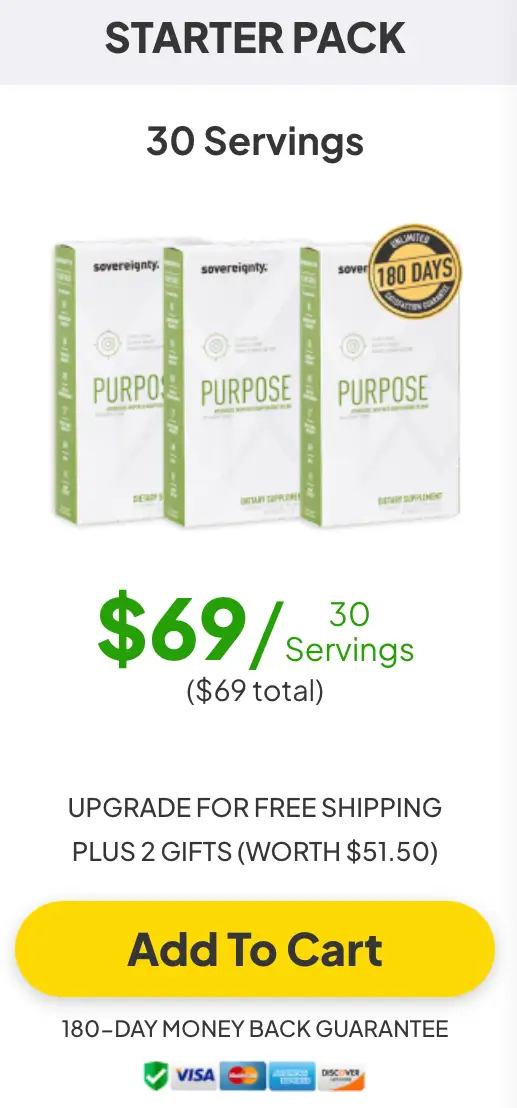 Sovereignty Purpose Buy 3 Boxes
